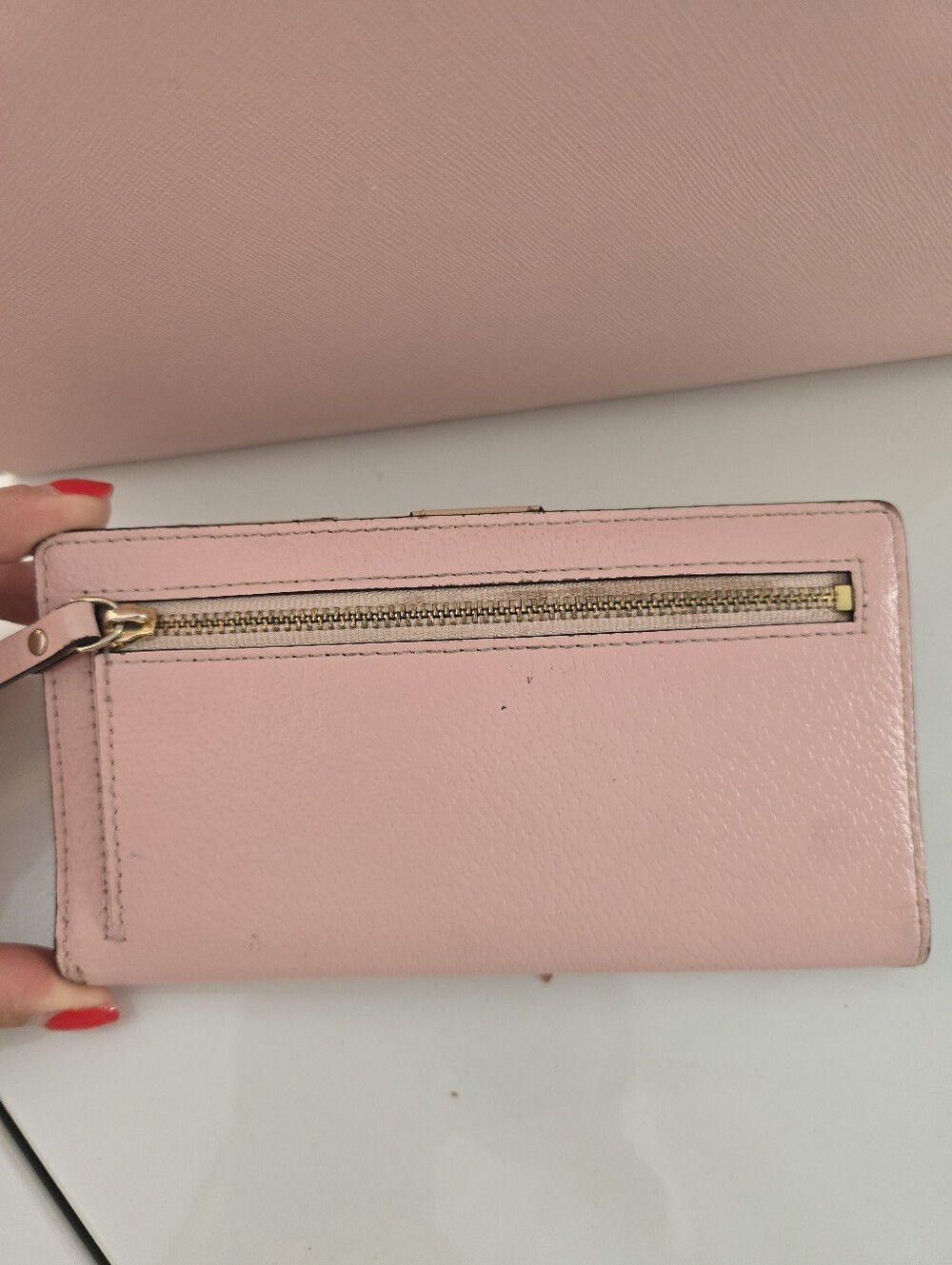 Kate Spade New York Large Cedar Street Hayden Saffiano Leather Tote Plus Wallet - Picture 13 of 15